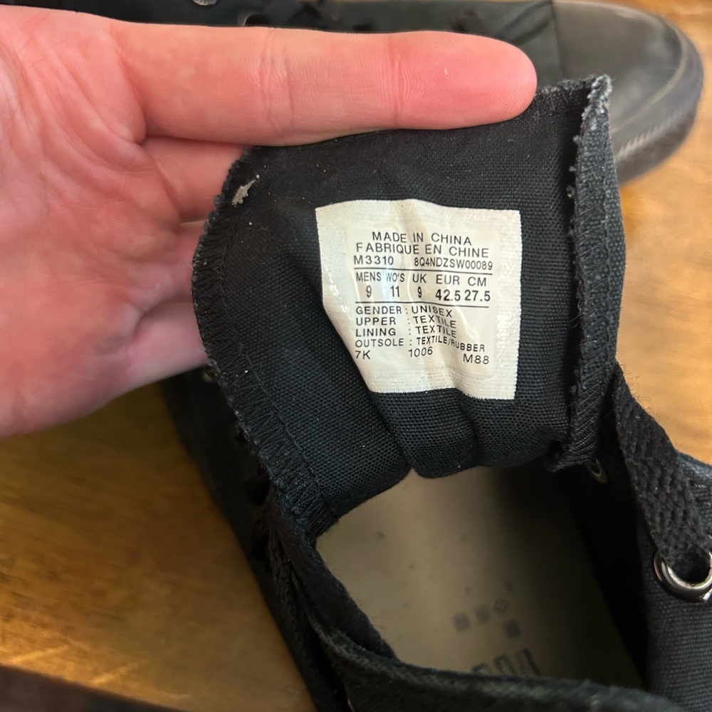 Black Converse Unisex - Picture 4 of 4